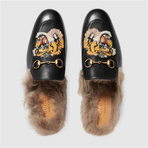 gucci tiger slippers|gucci slippers for men.